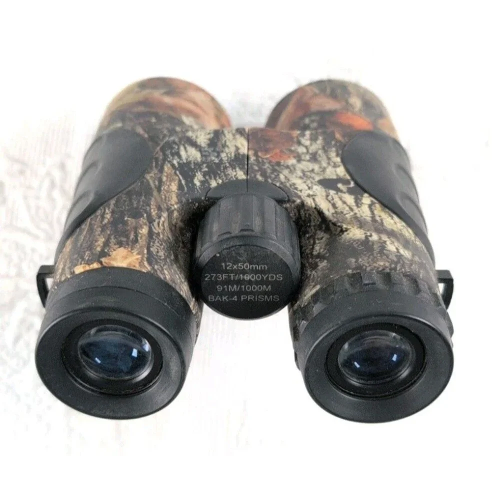 Barska 12x50 BAK4 Prism Waterproof Camouflage Binoculars Hunt Outdoorsman Camp